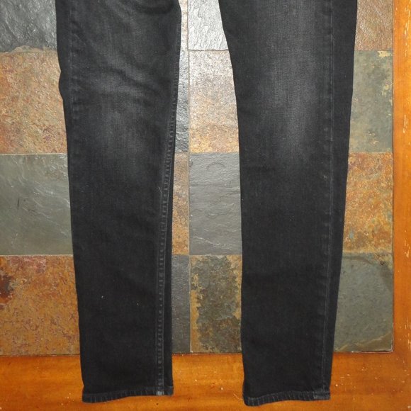 RAG & BONE Men's Fit 1 Skinny Black Denim Jeans Size 30x32 - Picture 5 of 10